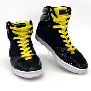 Rocawear Mens High-Top Sneakers Black Yellow Size 10 Masters of the Craft
